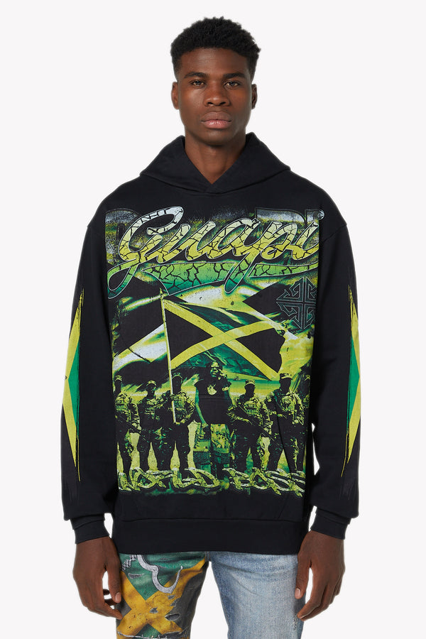 Black World Boss Hoodie V1 - Guapi Clothing