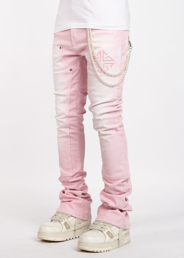 パンツ GUAPI / CARPENTER STACKED DENIM Velvet Pink Carpenter Stacked Denim - Guapi Clothing