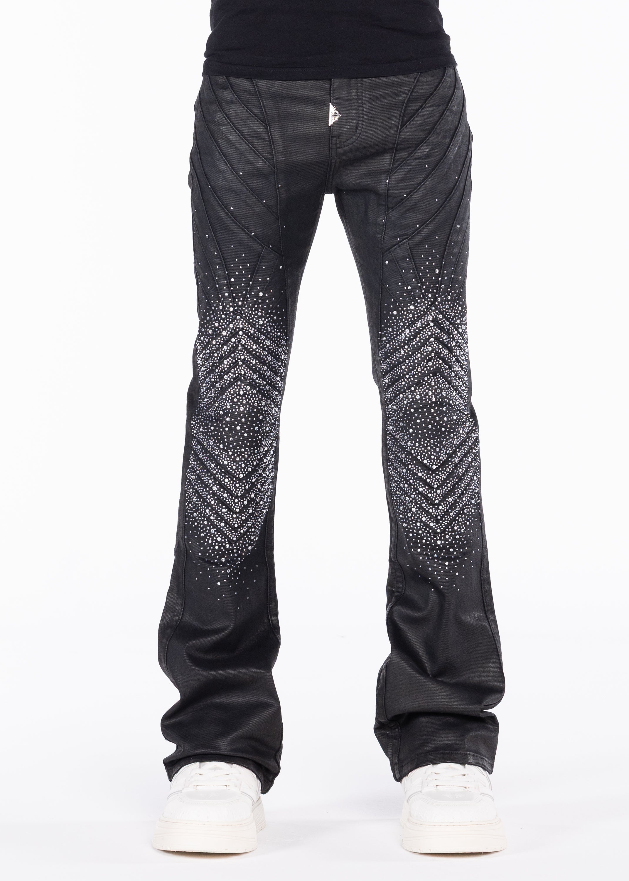 Obsidian Black Waxed Knight Denim – GUAPI CLOTHING FZ-LLC