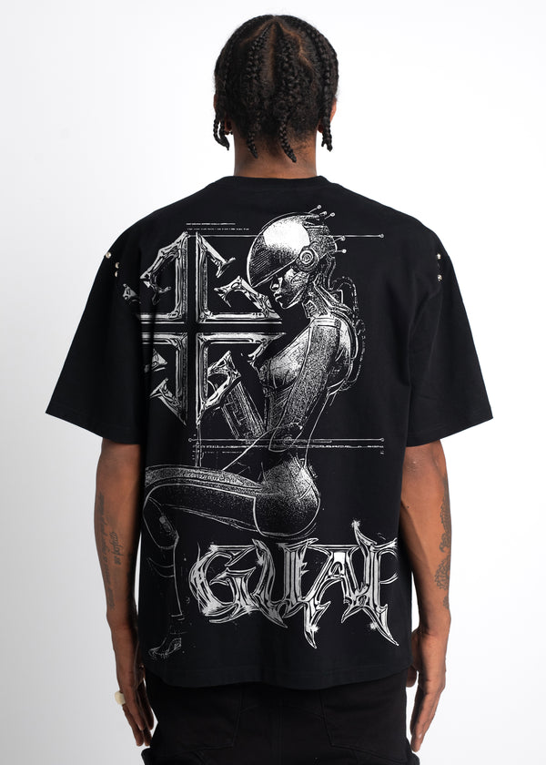 【GUAPI】Obsidian Black サイボーグ パーカー★送料込★ Obsidian Black Cyborg Hoodie - Guapi Clothing