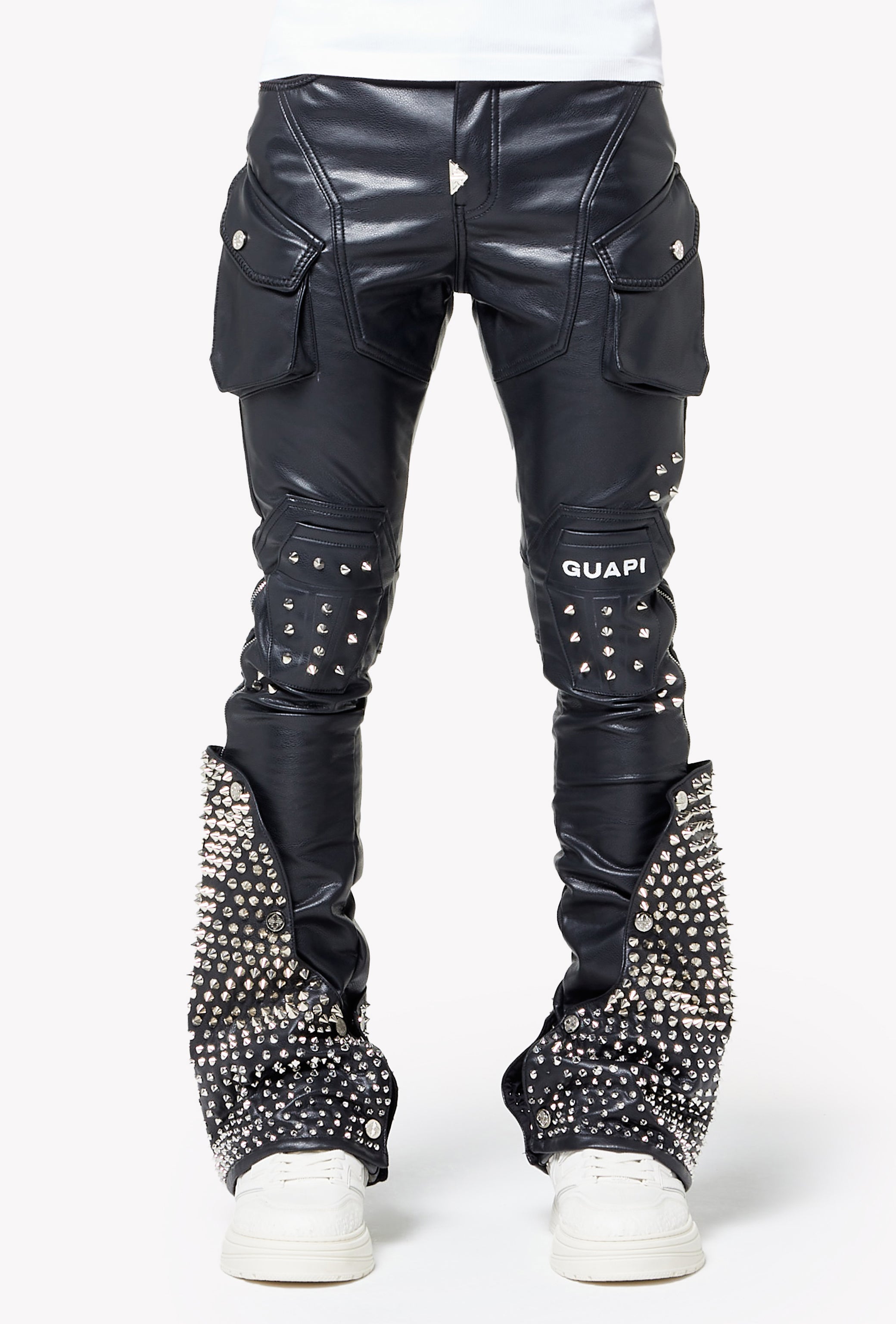 Black Coffin Arc Leather Pant V2 – Guapi Clothing