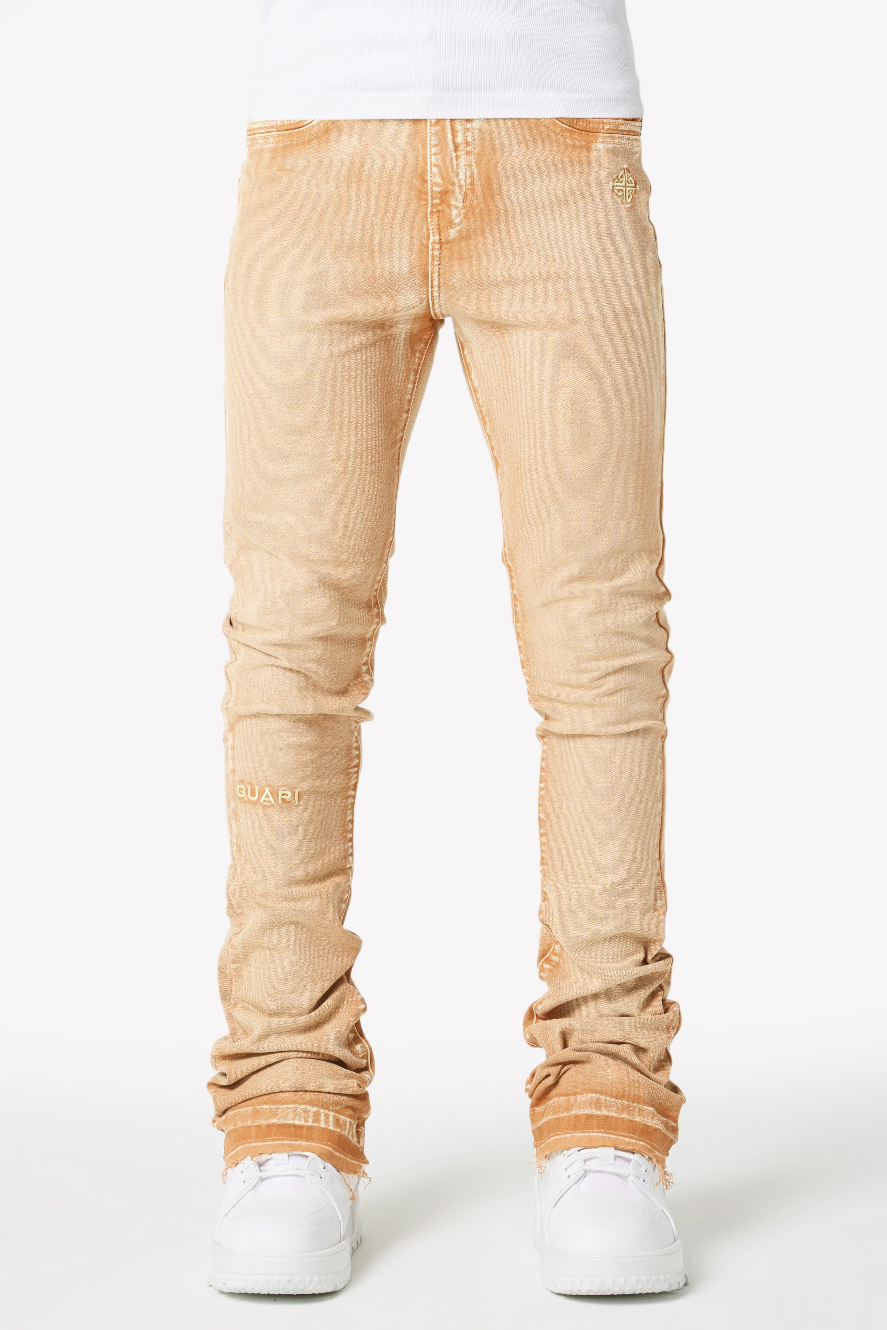 Khaki Basics Stacked Denim V2 – GUAPI CLOTHING FZ-LLC