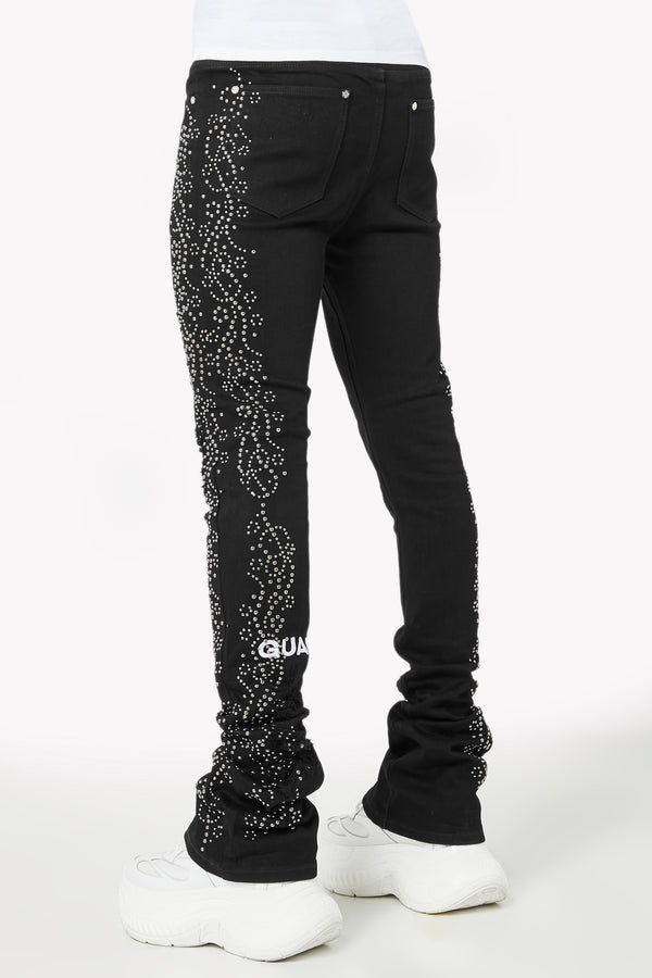 新品GUAPI OBSDN BLK DISTRESSED RAVER DENIM GUAPI OBSIDIAN BLACK DISTRESSED DENIM – BLUE CITY NYC