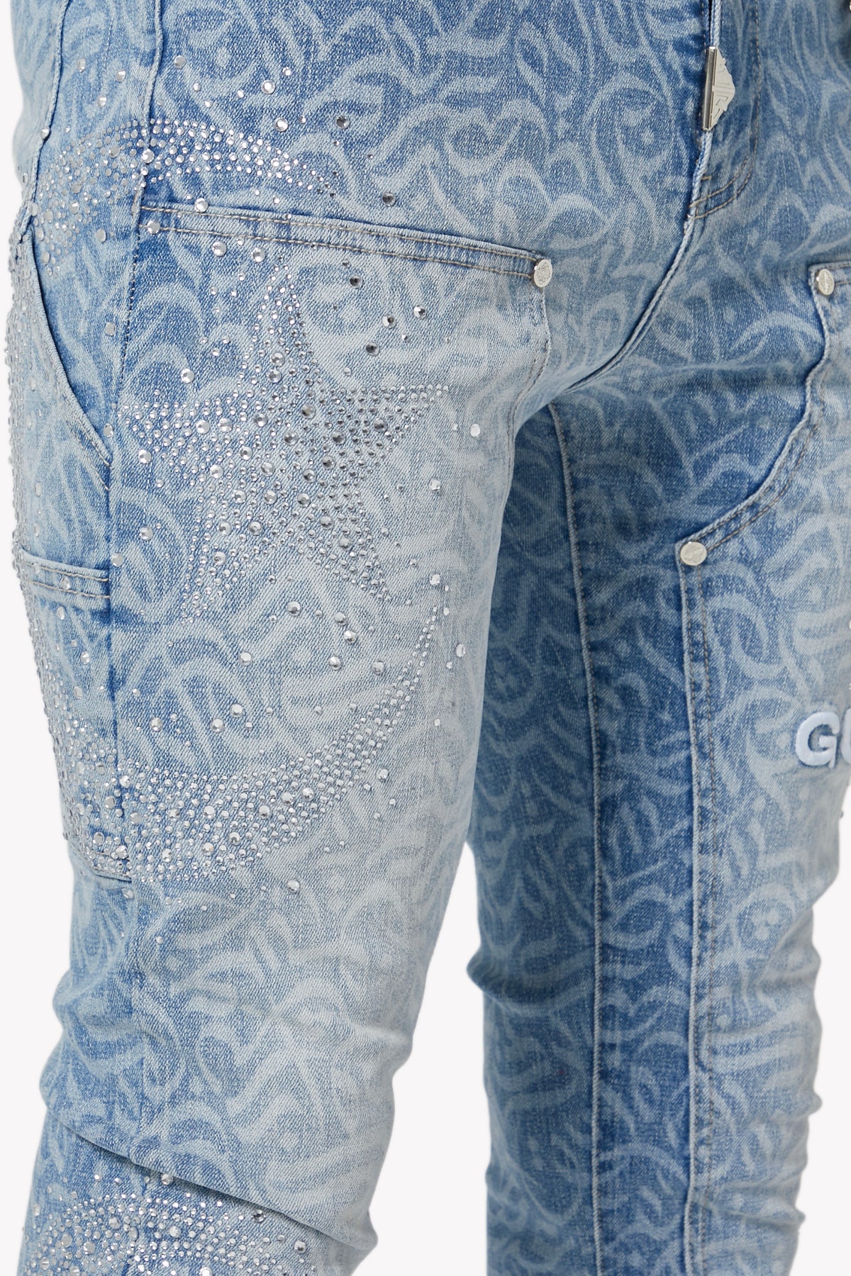 アクアブルー書道デニム – GUAPI CLOTHING FZ-LLC