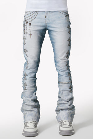 Aqua Blue Heavens Vault Denim