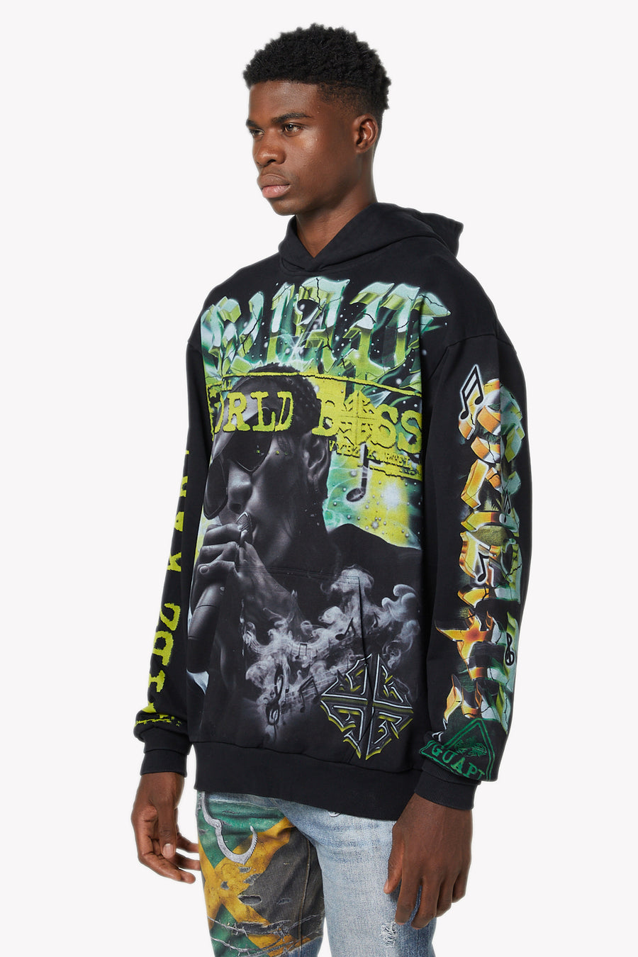 Black World Boss Hoodie V2