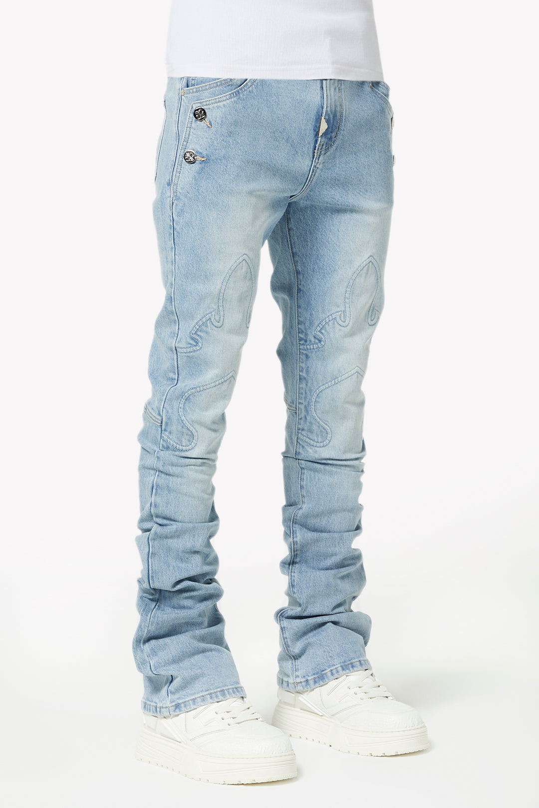 Aqua Blue Sanctum Denim