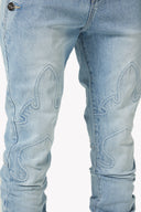 Aqua Blue Sanctum Denim