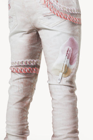 Dusty Rose Candy Riot Denim