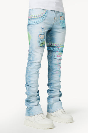 Aqua Blue Candy Riot Denim V2