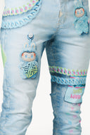 Aqua Blue Candy Riot Denim V2