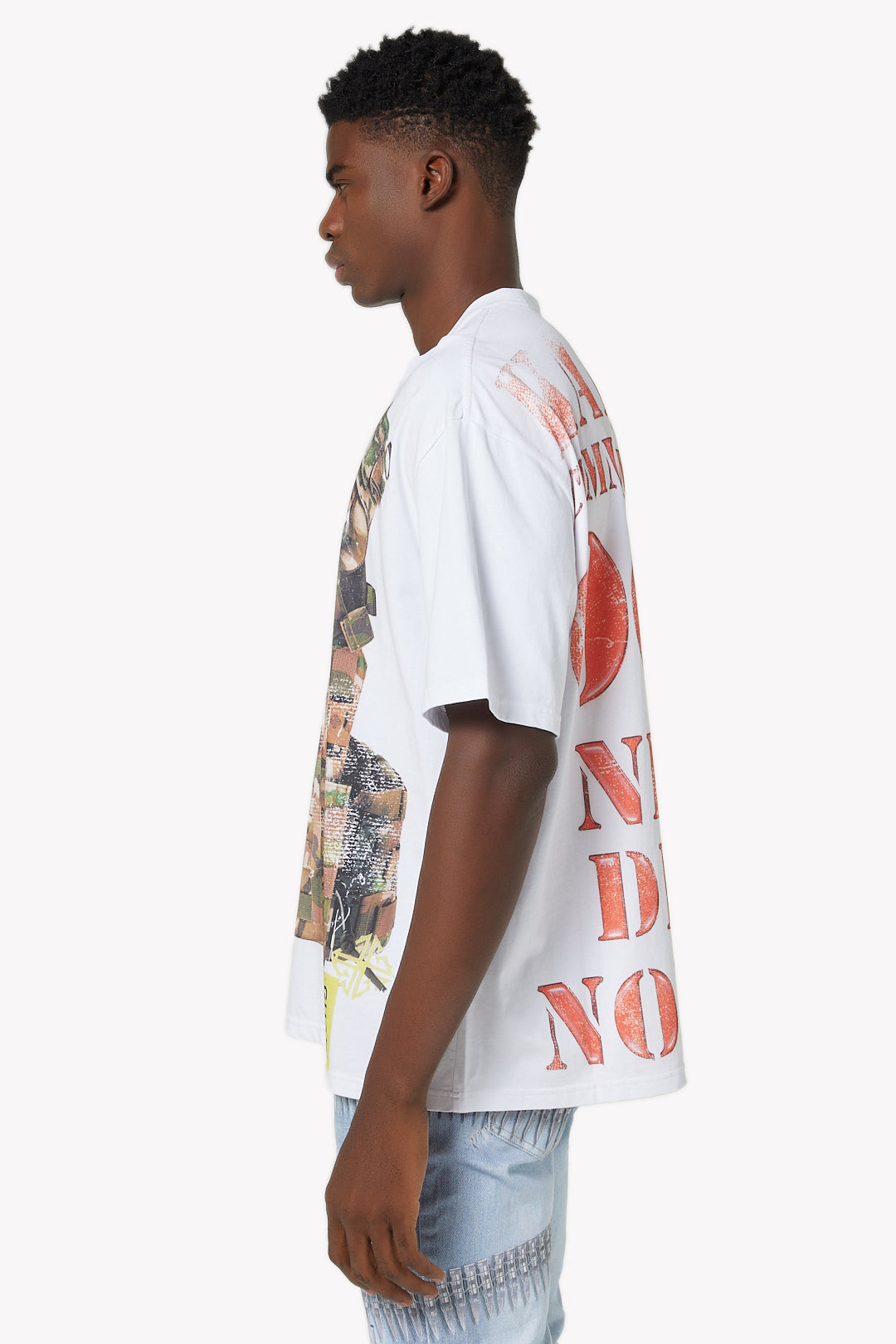 White Commandment Tee