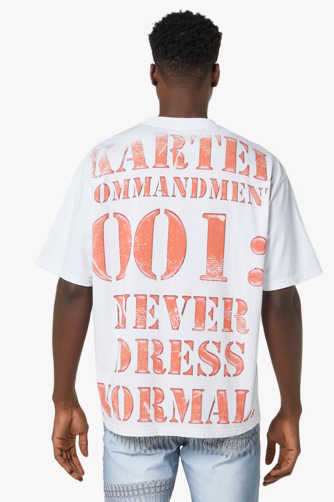 White Commandment Tee – GUAPI CLOTHING FZ-LLC