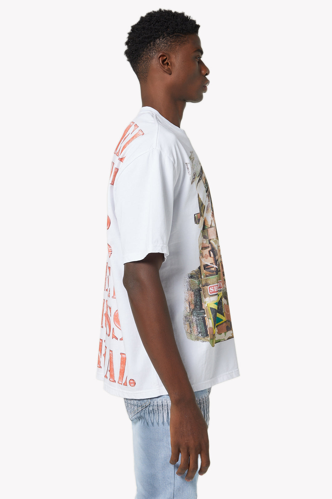 White Commandment Tee