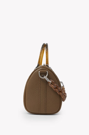 Cocoa Brown Mini Duffle Bag