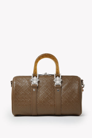 Cocoa Brown Mini Duffle Bag