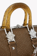 ココアブラウンミニダッフルバッグ