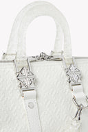 Pearl White Mini Duffle Bag