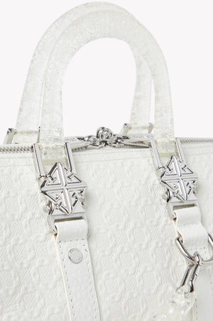 Pearl White Mini Duffle Bag