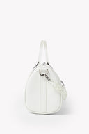 Pearl White Mini Duffle Bag