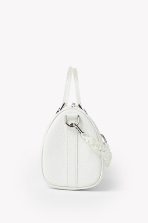 Pearl White Mini Duffle Bag