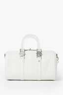 Pearl White Mini Duffle Bag