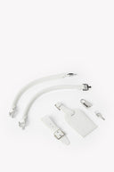 Pearl White Mini Duffle Bag