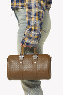 ココアブラウンミニダッフルバッグ