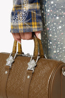 ココアブラウンミニダッフルバッグ