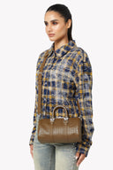 ココアブラウンミニダッフルバッグ