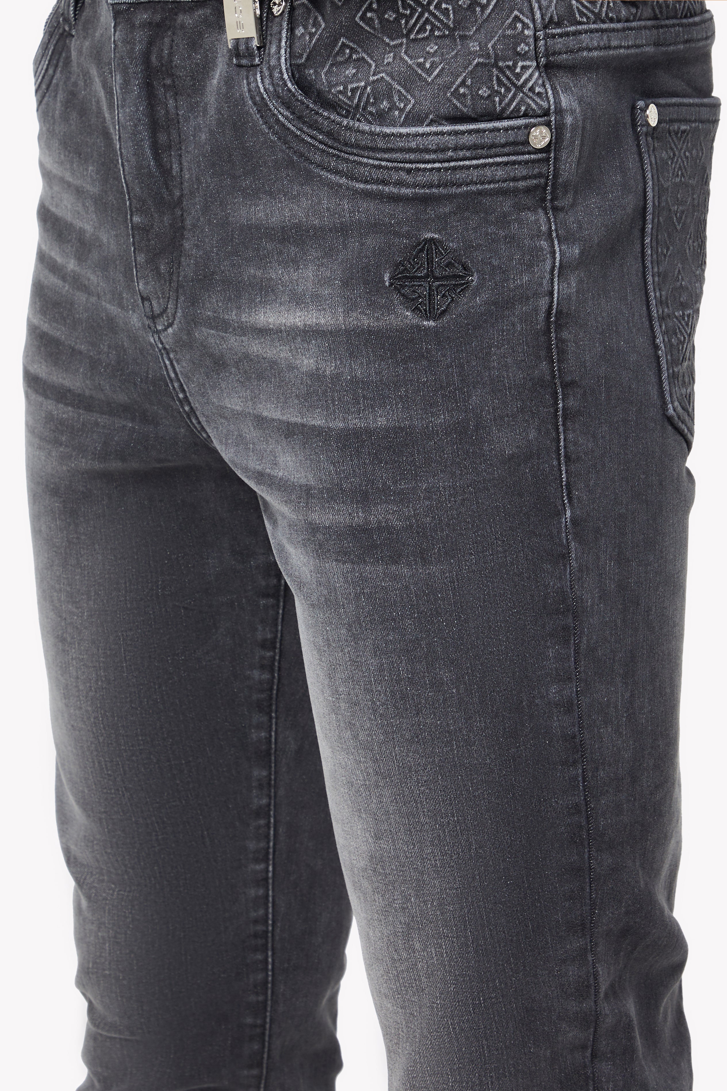 GUAPI IRON GREY CARGO DENIM 42