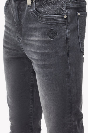 Iron Grey Basics Stacked Denim