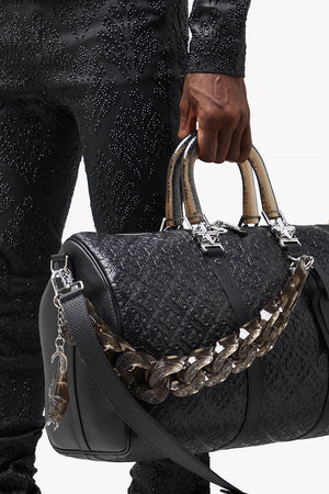 Obsidian Black Duffle Bag