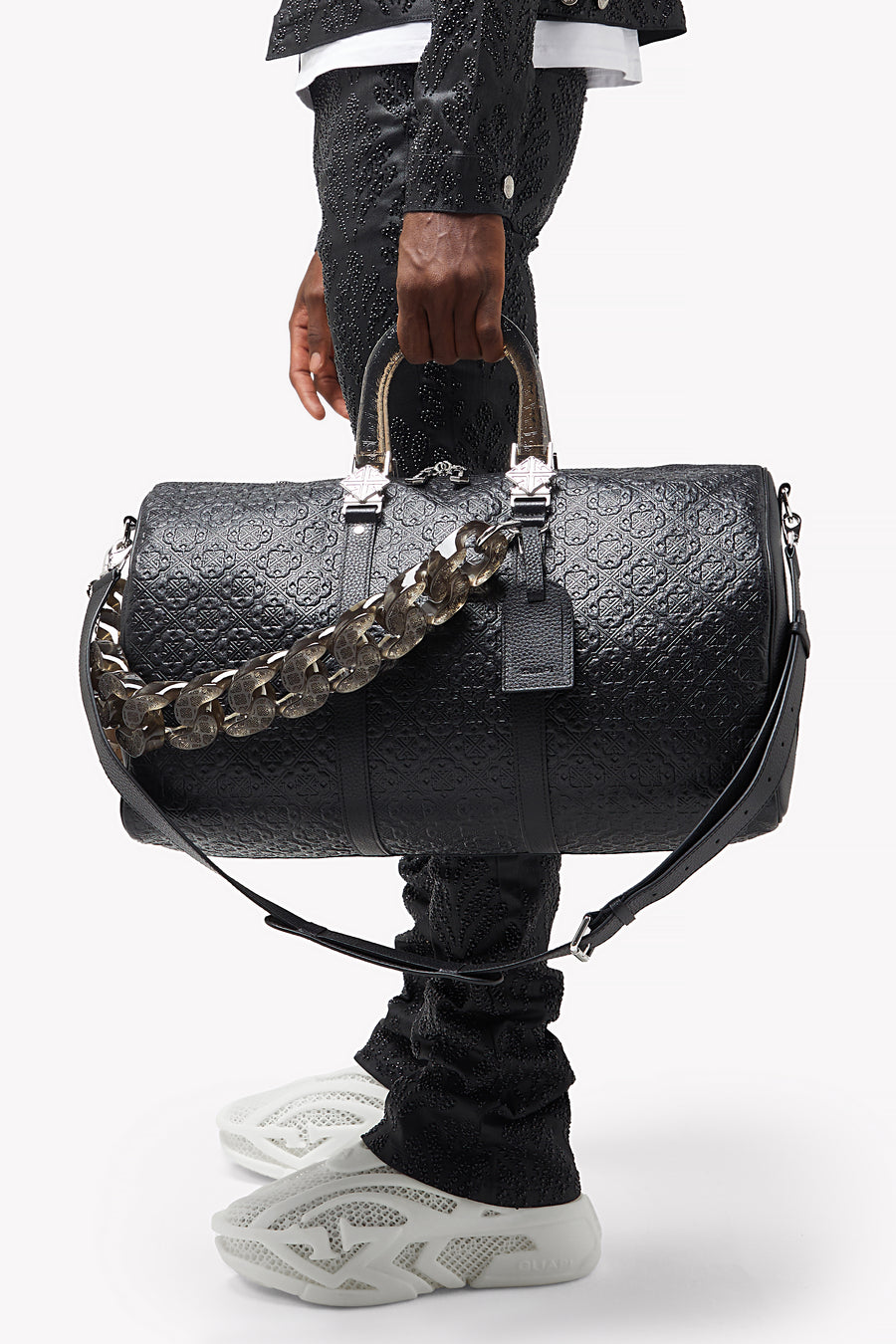 Obsidian Black Duffle Bag