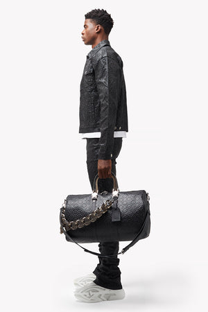 Obsidian Black Duffle Bag