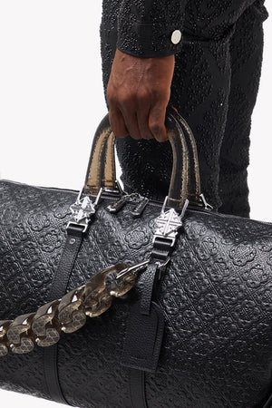Obsidian Black Duffle Bag