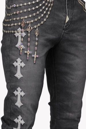 Obsidian Black Heavens Vault Denim