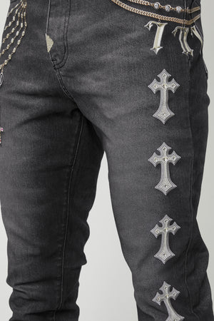 Obsidian Black Heavens Vault Denim