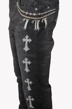 Obsidian Black Heavens Vault Denim