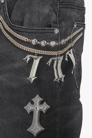 Obsidian Black Heavens Vault Denim
