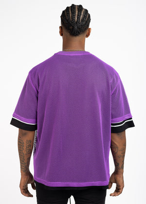 <tc>エレクトリックパープルメッシュフットボールTシャツ</tc>
