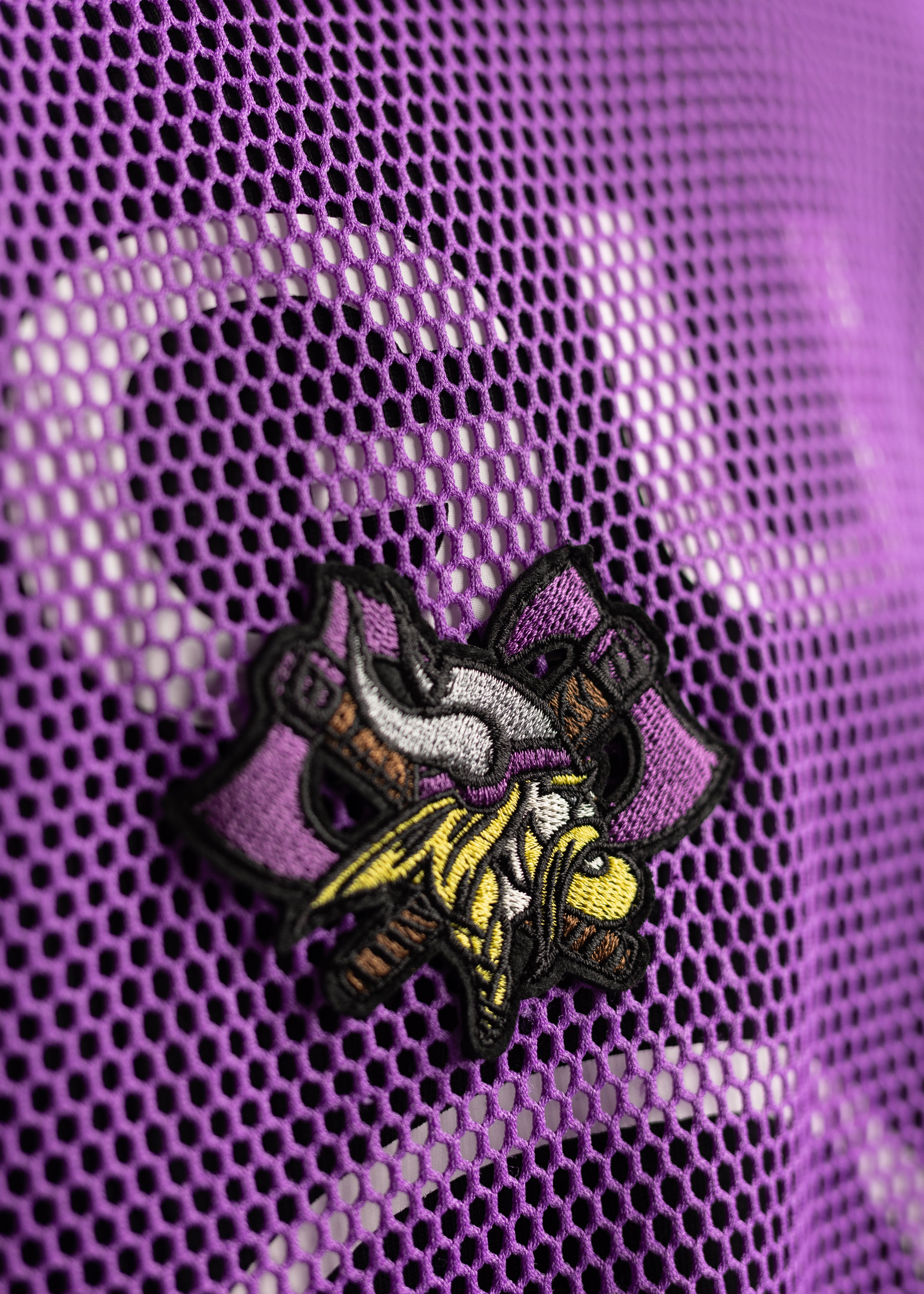 Electric Purple Mesh Football Tee – GUAPI CLOTHING FZ-LLC