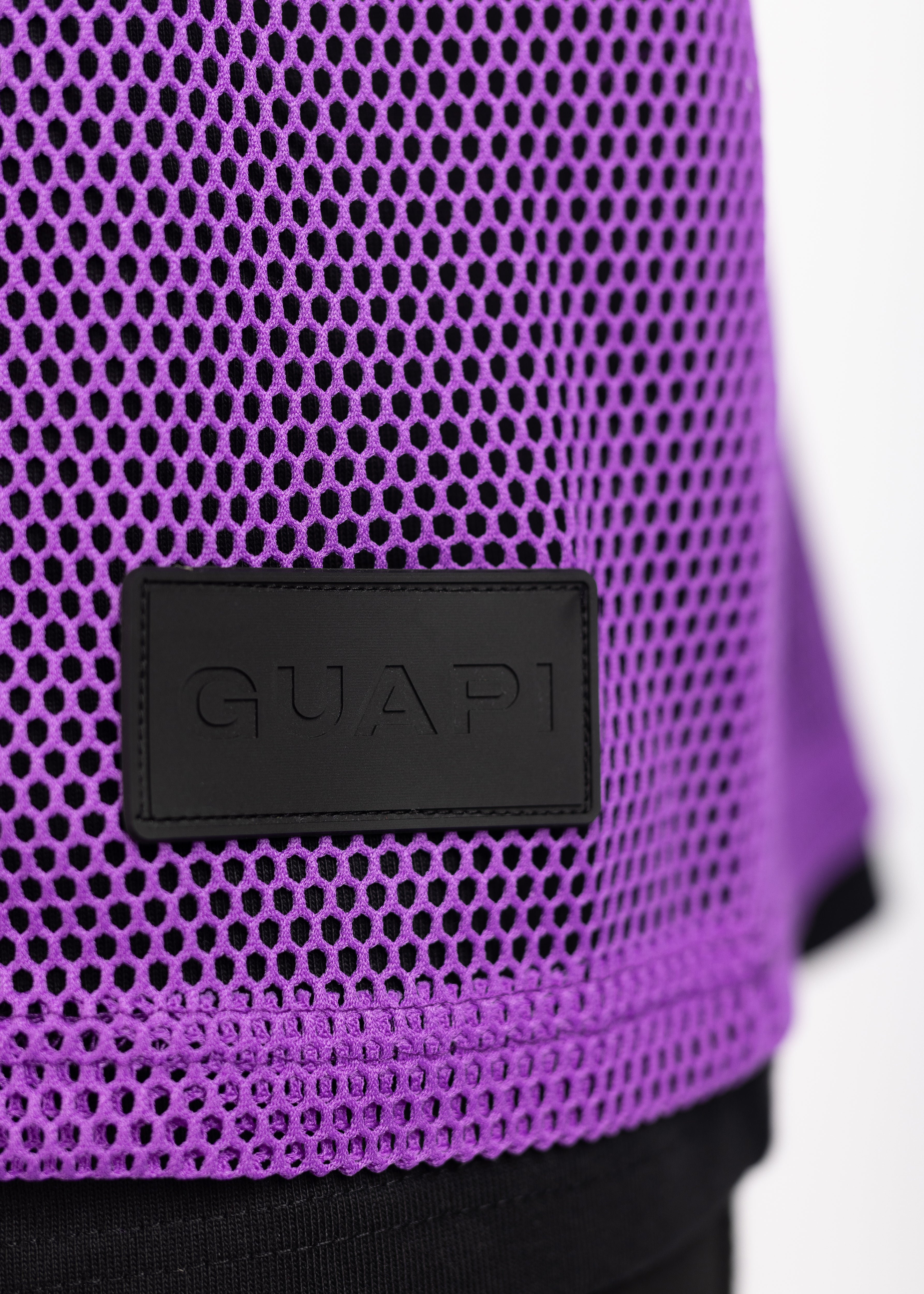 Electric Purple Mesh Football Tee – GUAPI CLOTHING FZ-LLC
