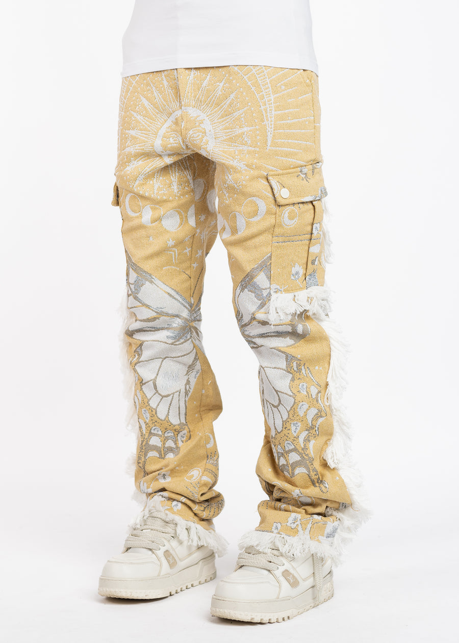 Sand Brown Tapestry Pant