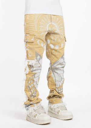 Sand Brown Tapestry Pant