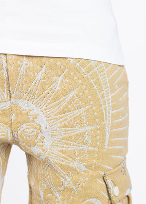 Sand Brown Tapestry Pant
