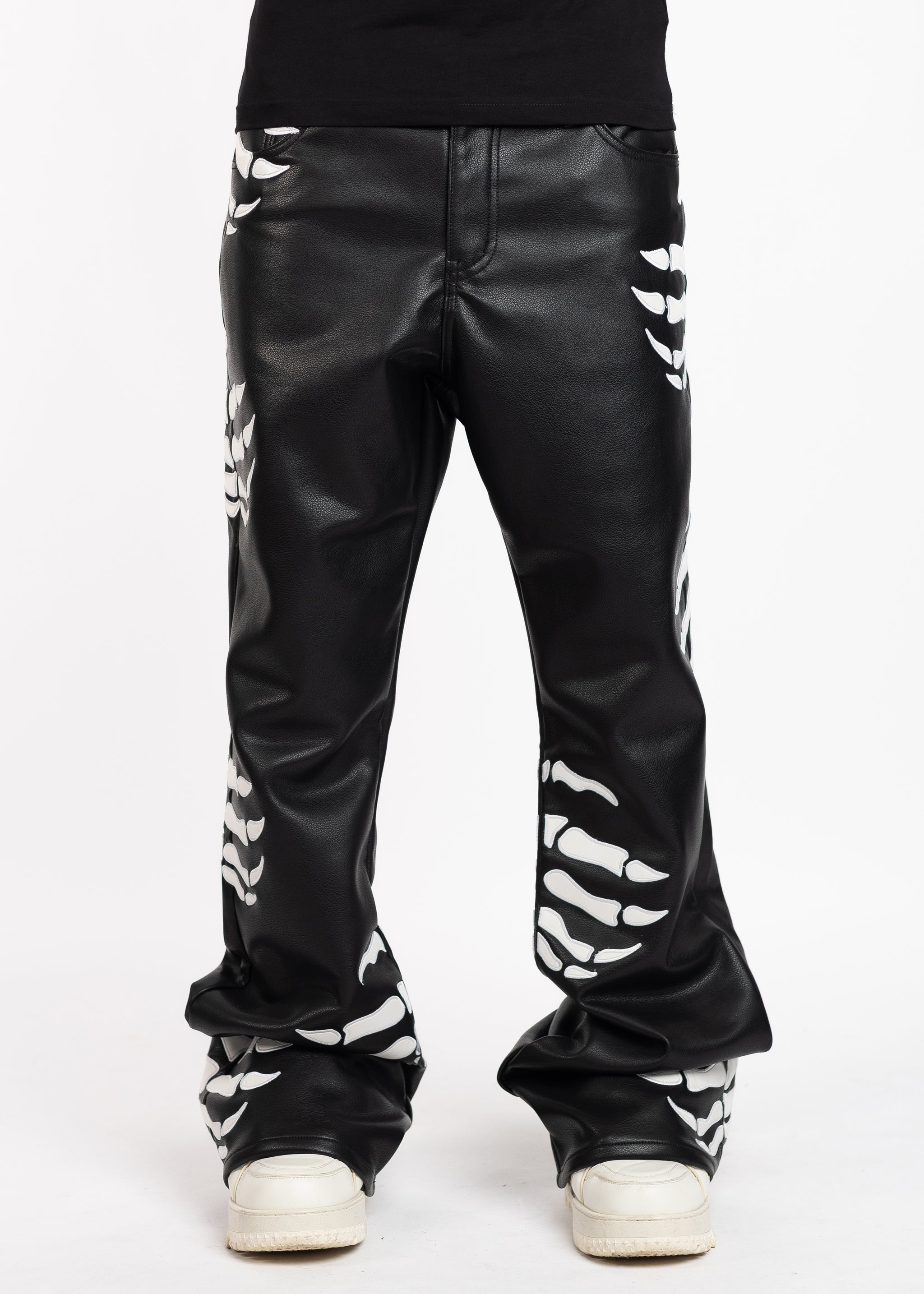 Obsidian Black Hell Dragger Leather Pant