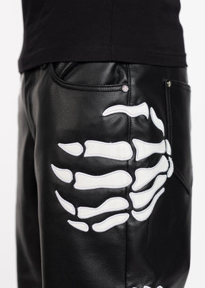 Obsidian Black Hell Dragger Leather Pant