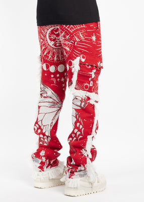 新品28 GUAPI Blood Red Contrast CargoPants 新品28 GUAPI Blood Red Contrast CargoPants - メルカリ