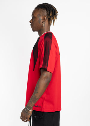 ブラッドレッドハーフムーンTシャツ